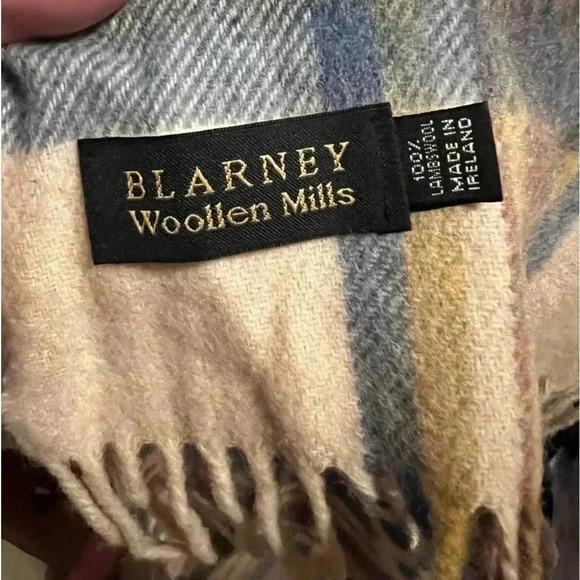 Blarney 100% Lambs Wool Scarf Made In Ireland - Picture 3 of 4